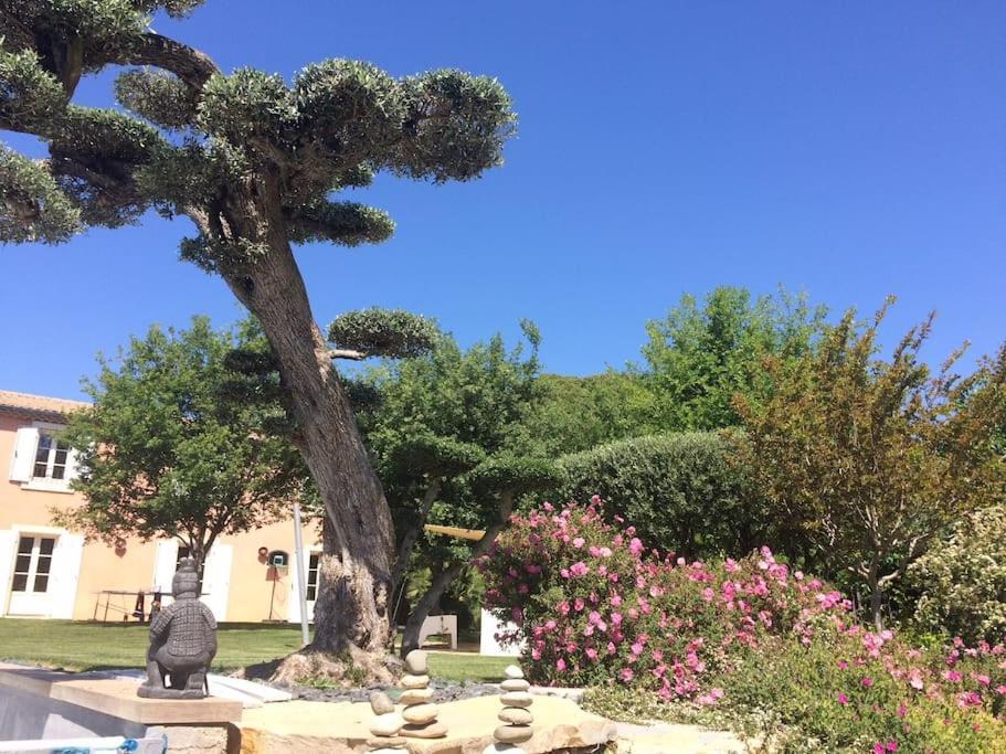 Bastide Languedocienne De Standing - Pezenas Le Clos De L'Amandier Buitenkant foto